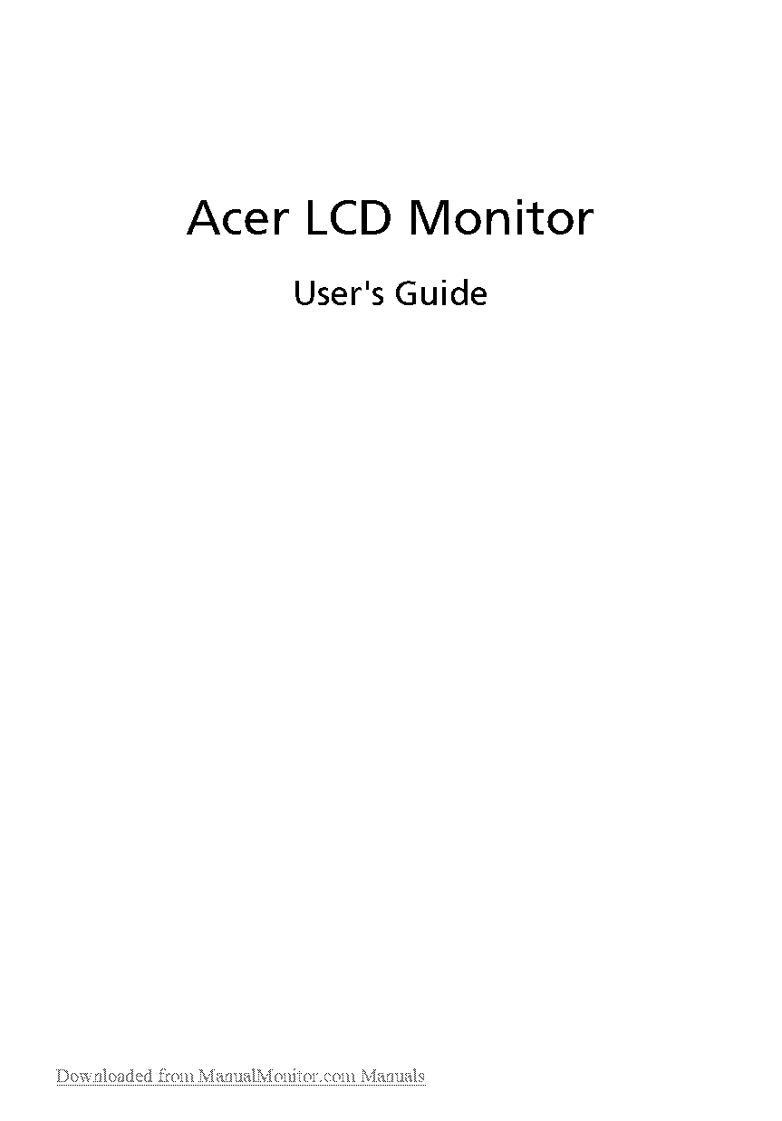 acer laptop user manual download