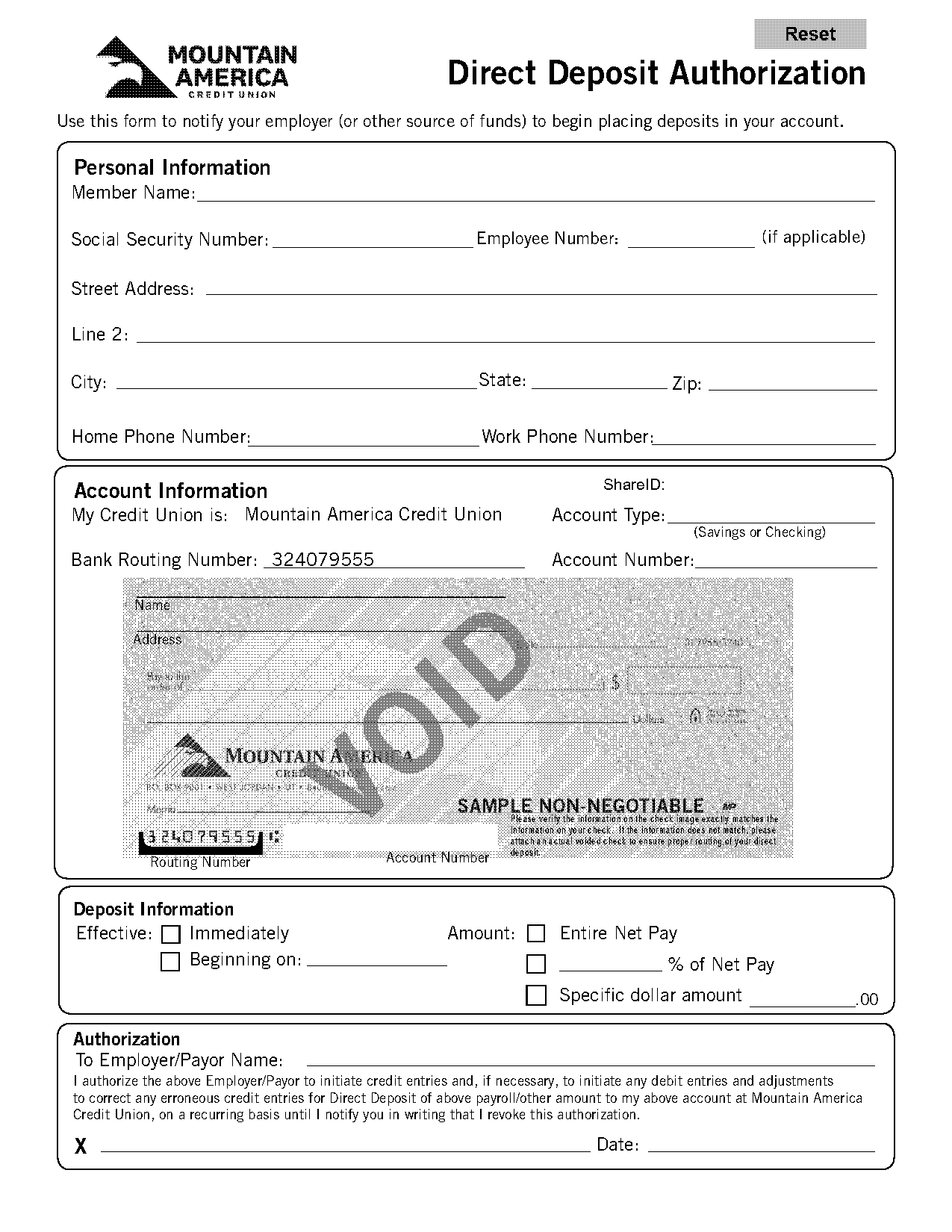 images of mountain america credit union blank statements