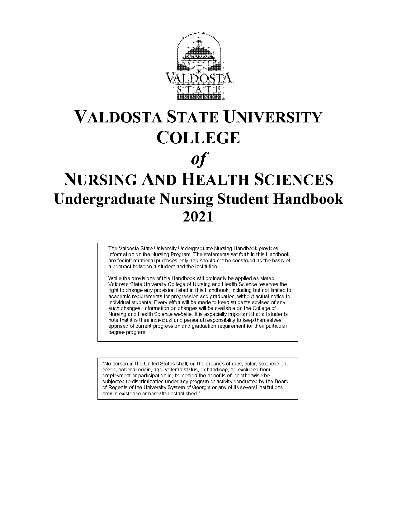 valdosta state university attendance policy