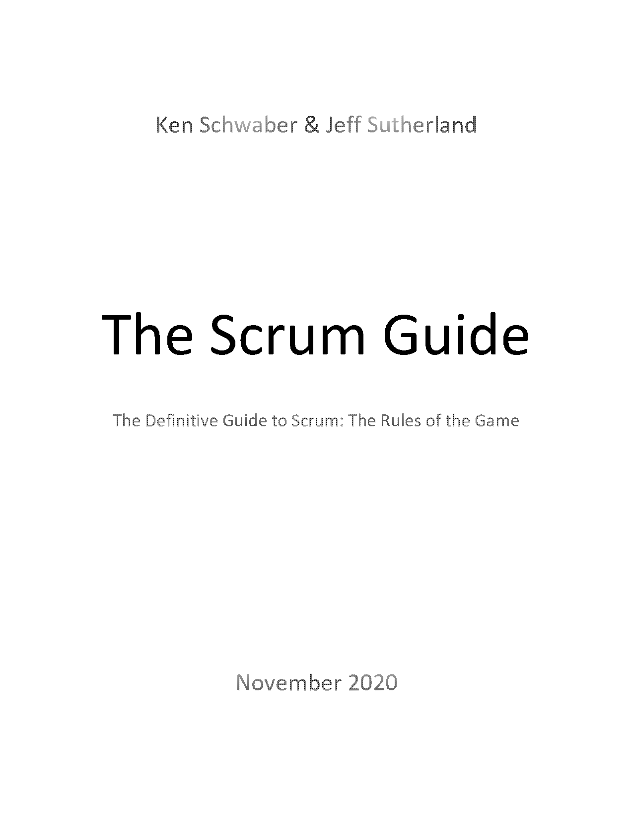 scrum handbook pdf download