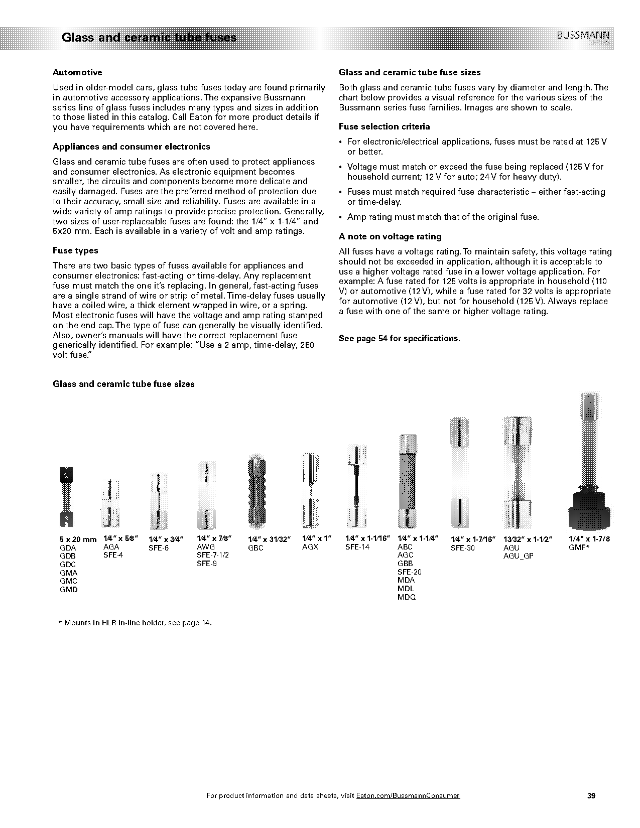 fuji fuses cross reference