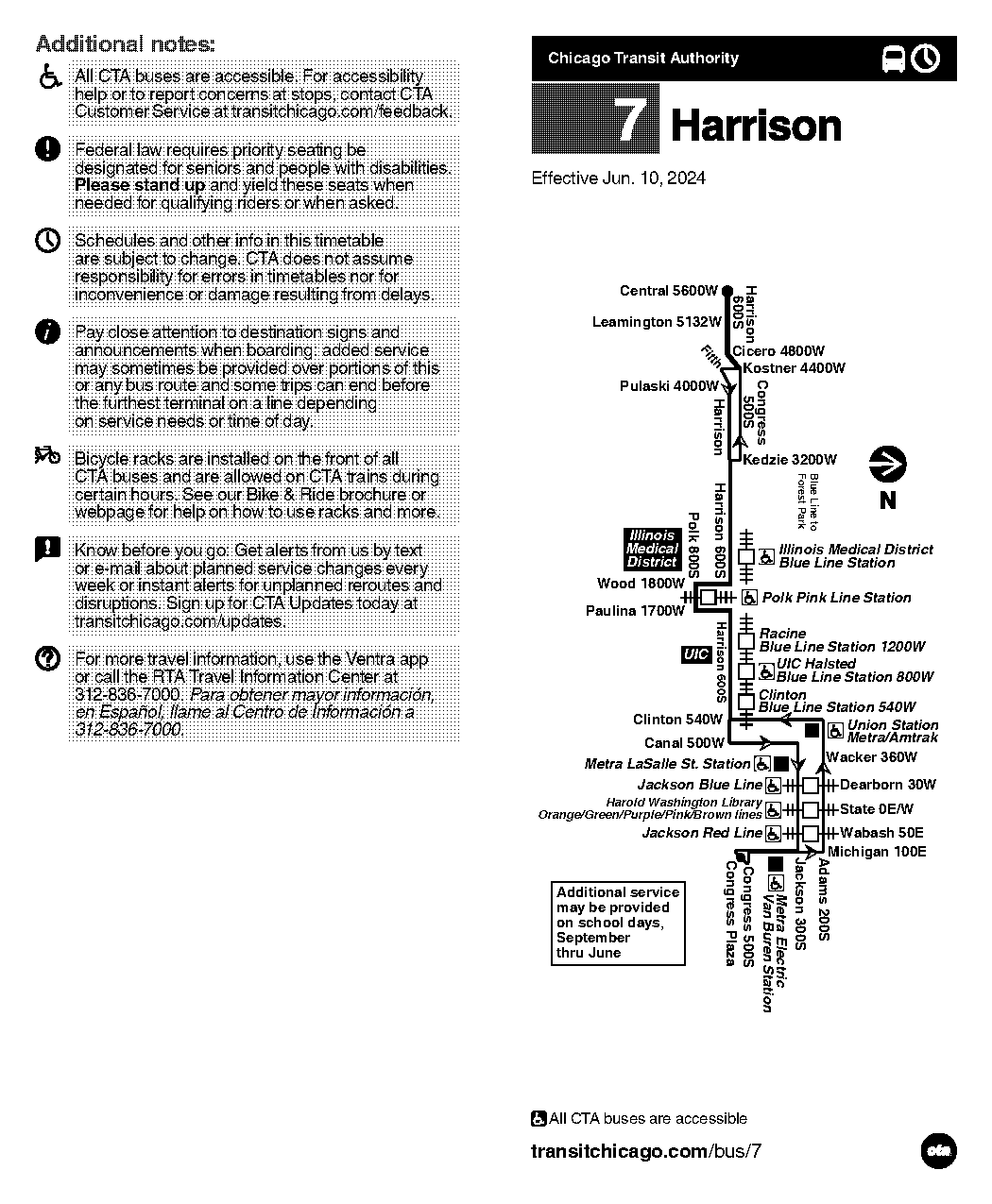 lasalle st station schedule