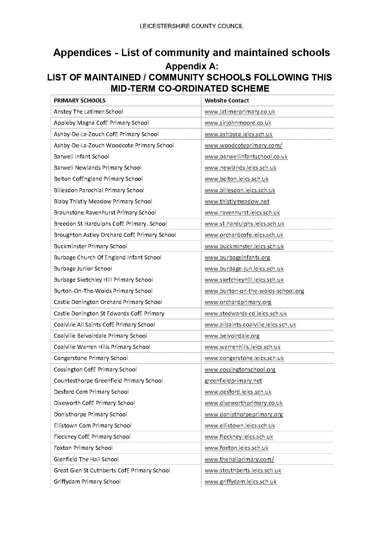 newlands primary school term dates