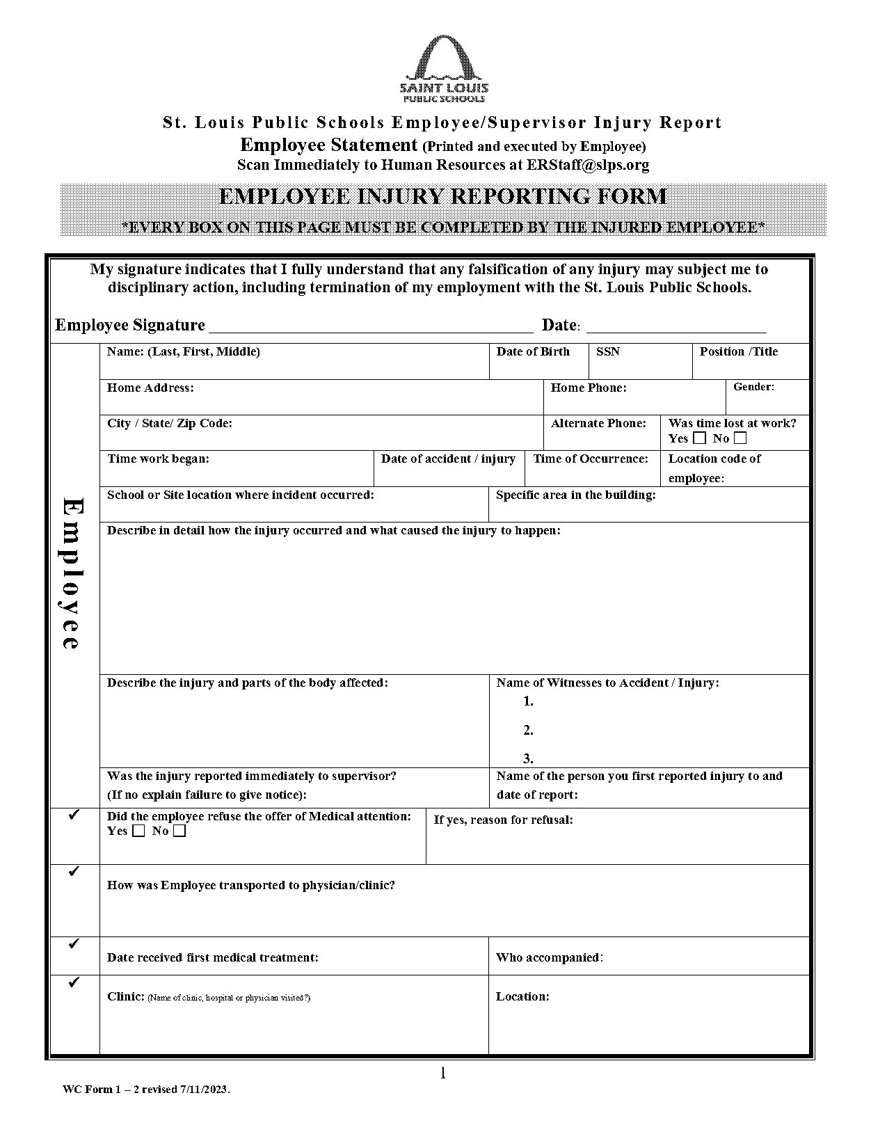 concentra clinic authorization form