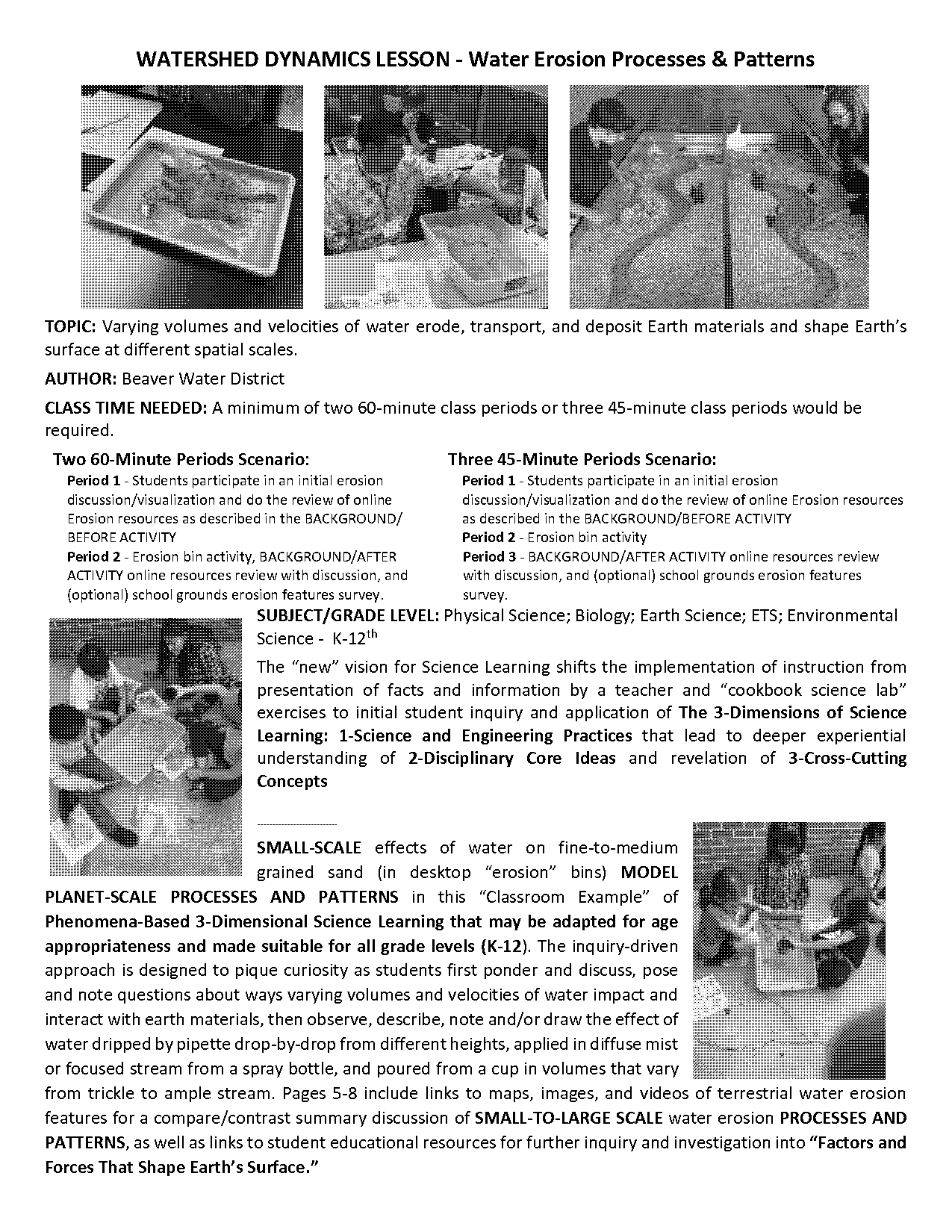 weathering erosion and soil worksheet